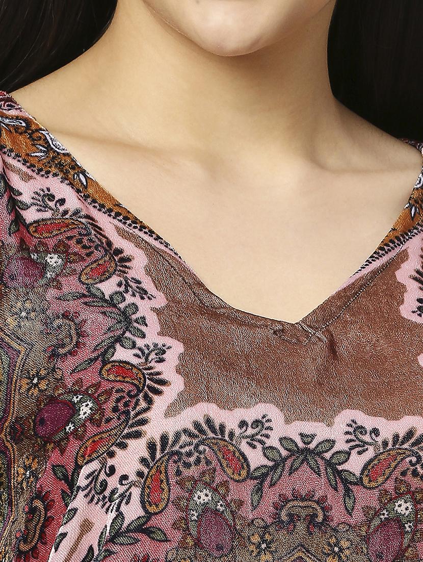 women printed relaxed fit kaftan tunic - 21662008 - Standard Image - 6