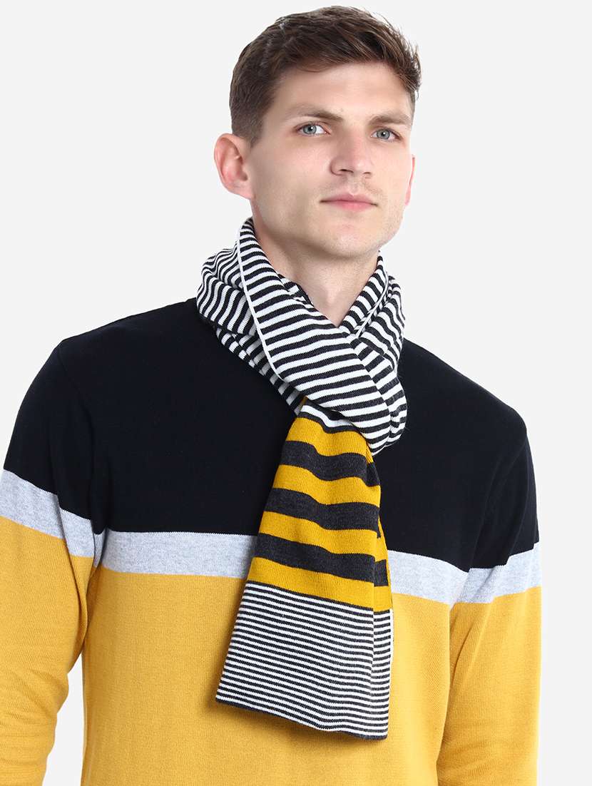 stylish winter knit muffler for men - 21662221 -  Standard Image - 4