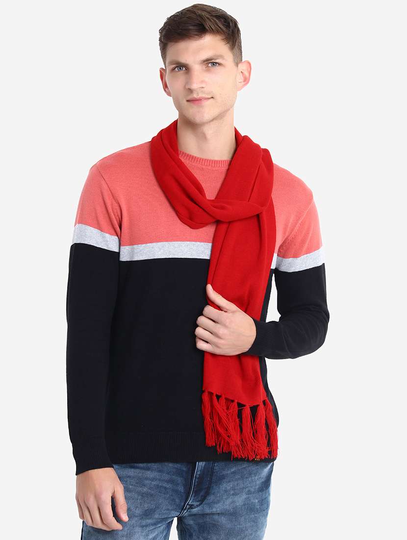 stylish winter knit muffler for men - 21662224 - Standard Image - 1