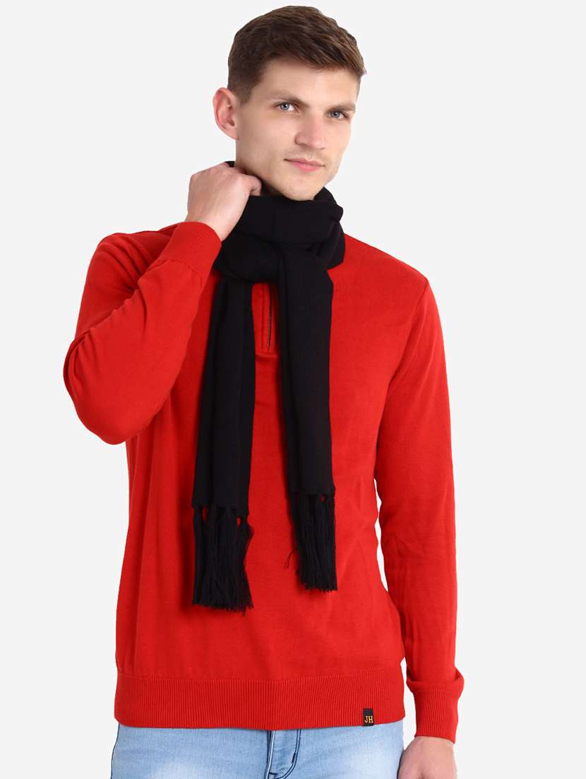 stylish winter knit muffler for men - 21662225 -  Standard Image - 1
