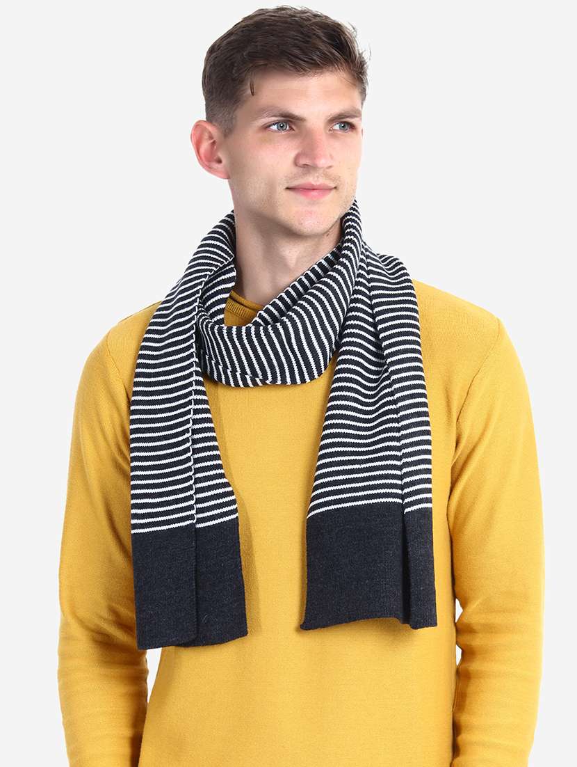 stylish winter knit muffler for men - 21662228 - Standard Image - 1