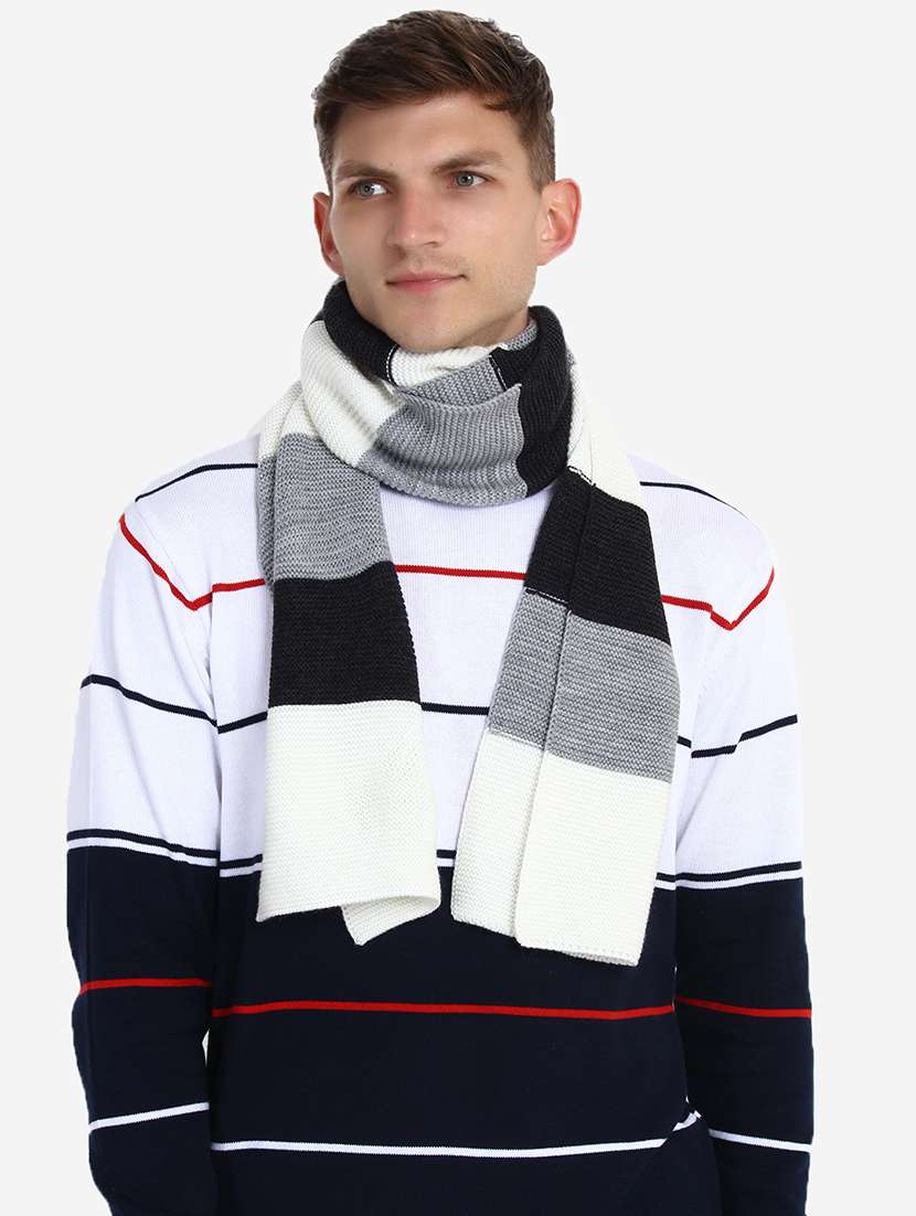 stylish winter knit muffler for men - 21662230 -  Standard Image - 1