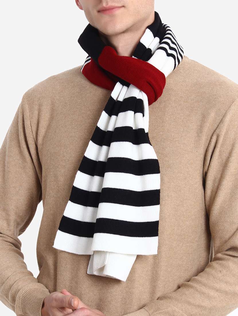 stylish winter knit muffler for men - 21662231 -  Standard Image - 4