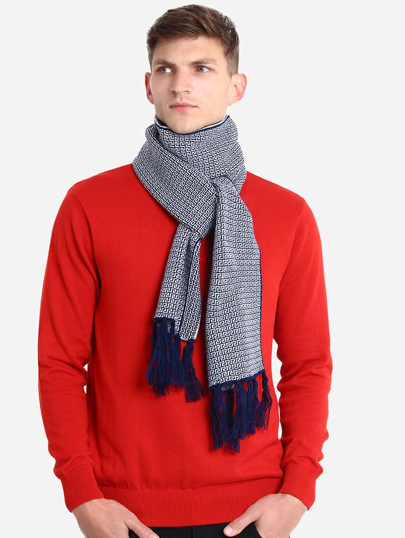 stylish winter knit muffler for men - 21662233 -  Standard Image - 1