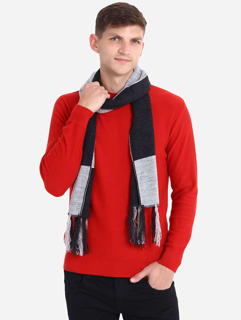 stylish winter knit muffler for men - 21662235 -  Standard Image - 1