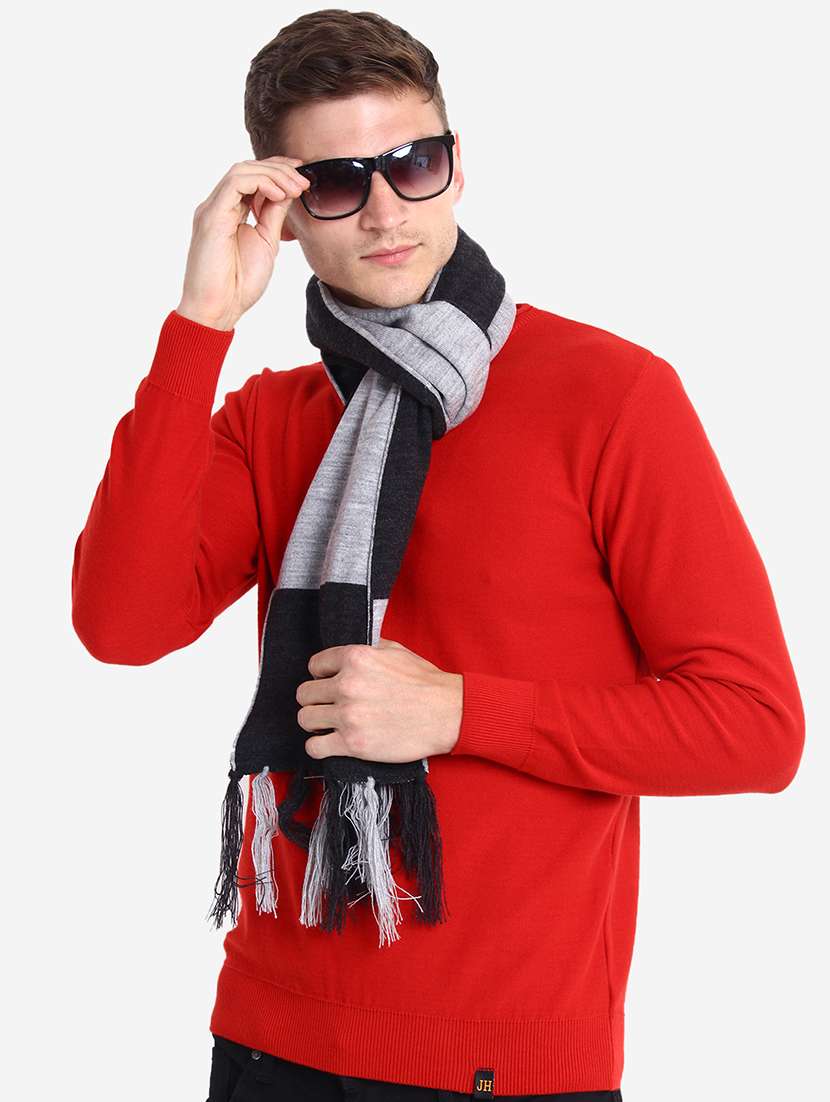stylish winter knit muffler for men - 21662235 -  Standard Image - 4