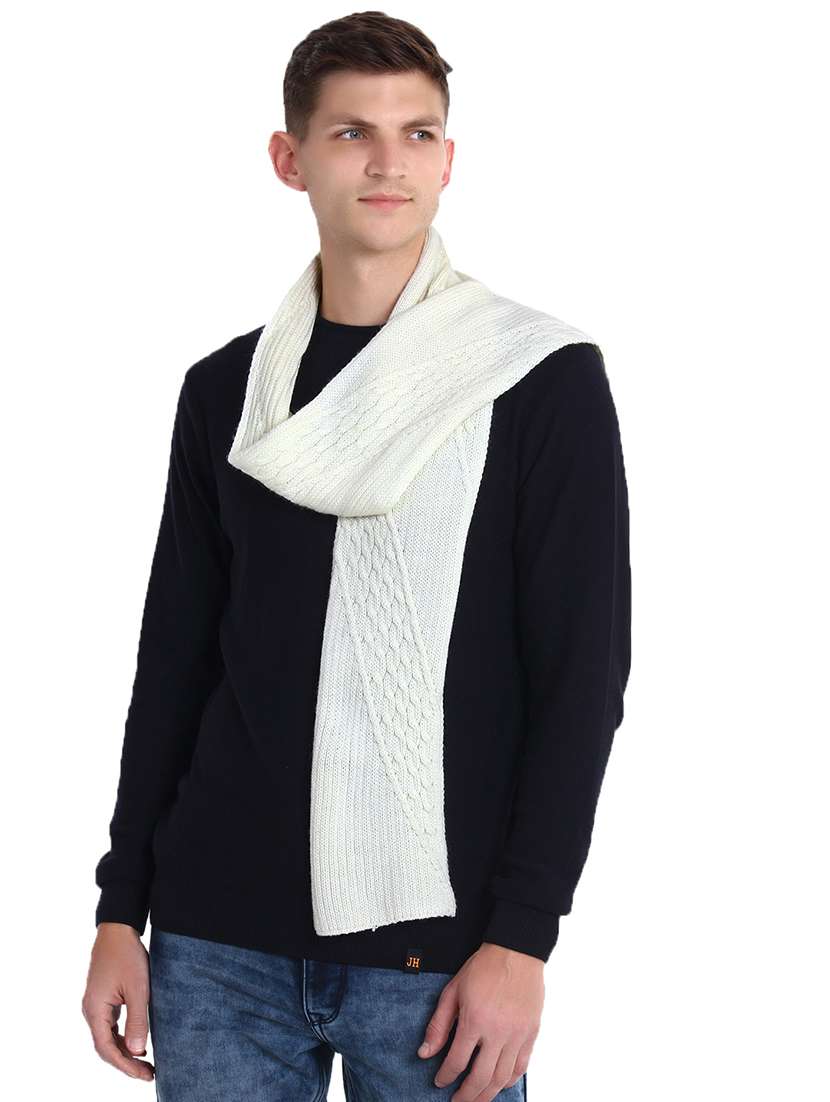stylish winter knit muffler for men - 21662236 -  Standard Image - 1