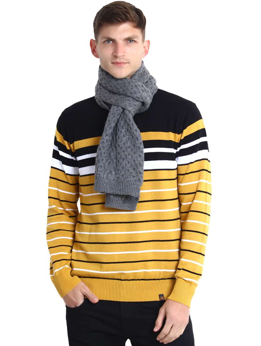 stylish winter knit muffler for men - 21662237 -  Standard Image - 1