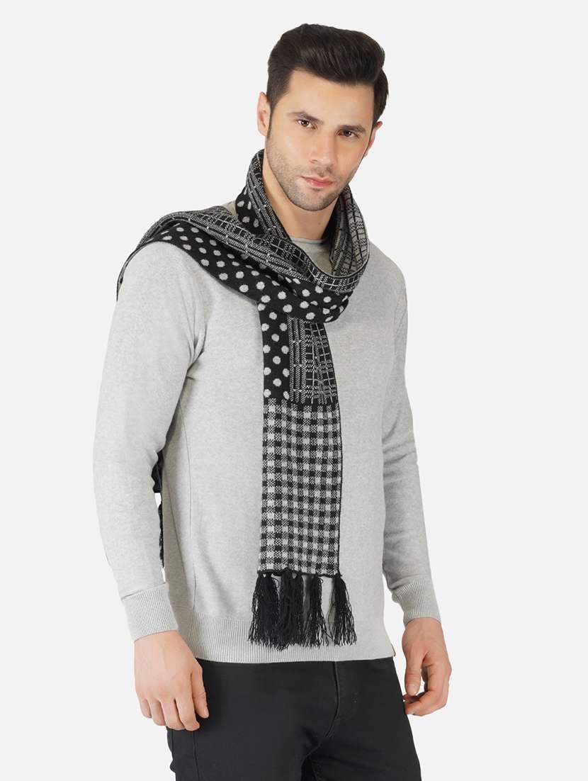 stylish winter knit muffler for men - 21662239 -  Standard Image - 1