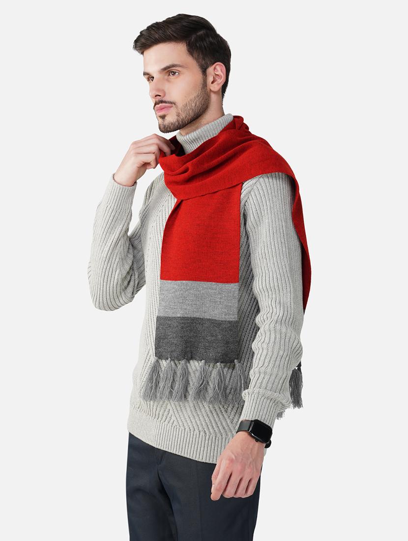 stylish winter knit muffler for men - 21662251 - Standard Image - 1