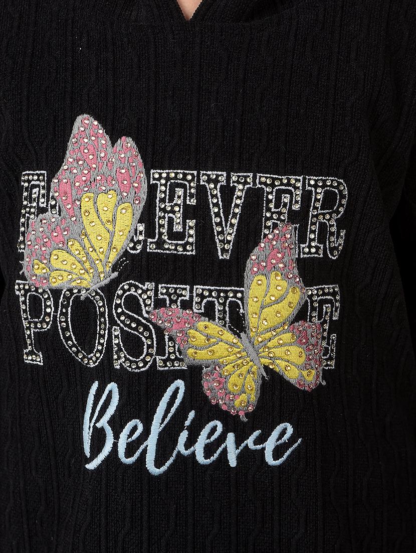 girls front print long sleeves sweatshirt - 21662454 - Standard Image - 6