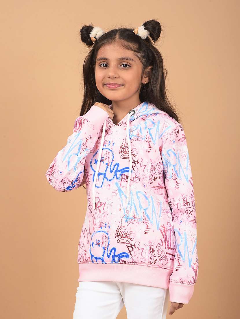 girls all over print long sleeves sweatshirt - 21662460 -  Standard Image - 1