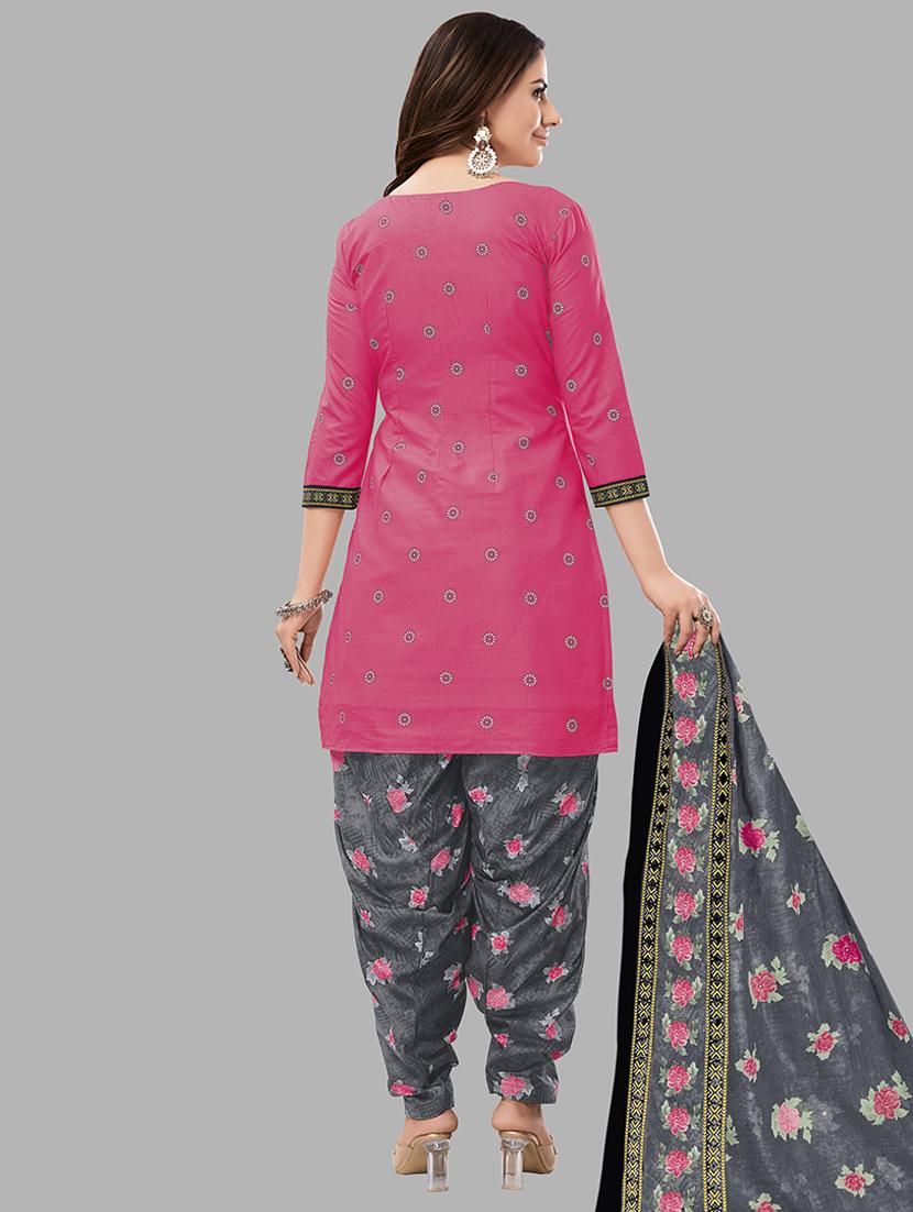 women printed 3-piece unstitched dress material - 21662619 - Standard Image - 1