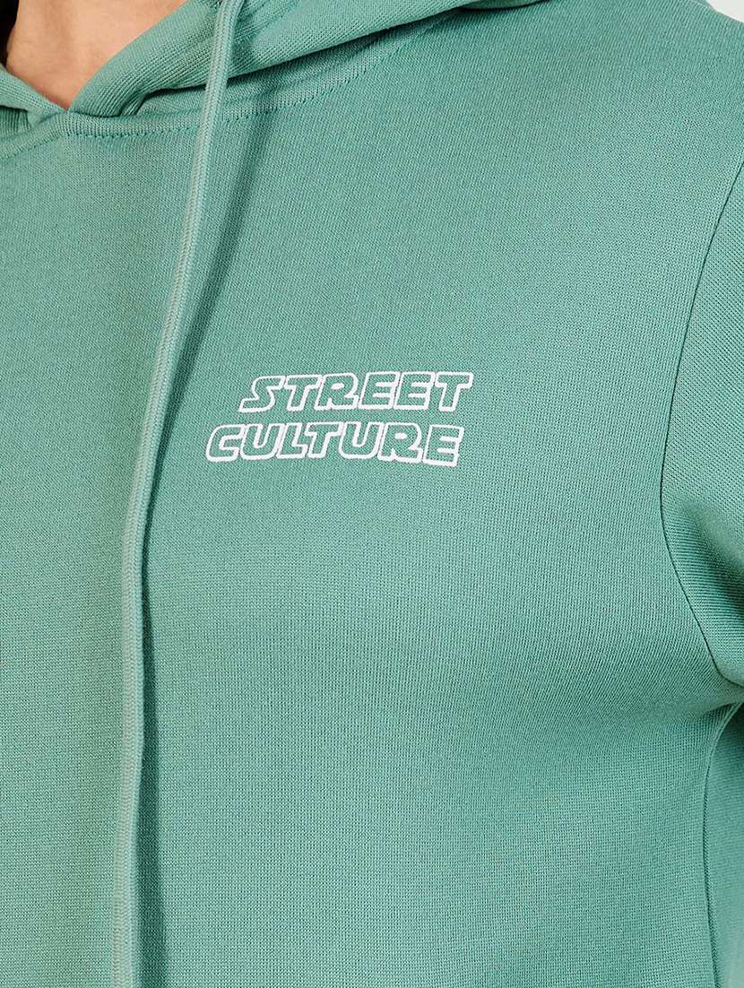 women printed hooded oversized sweatshirt - 21662650 -  Standard Image - 4