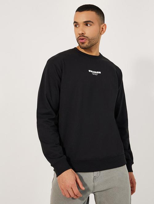 men chest print long sleeve sweatshirt - 21662676 -  Standard Image - 0