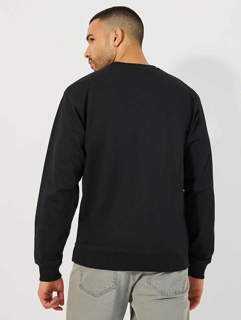men chest print long sleeve sweatshirt - 21662676 -  Standard Image - 1