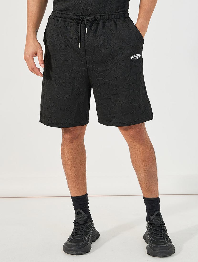 men solid t-shirt & shorts co-ord set - 21662679 - Standard Image - 1