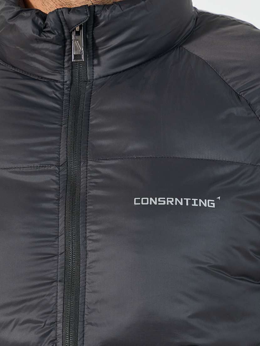 men solid long sleeve quilted jacket - 21662699 -  Standard Image - 4