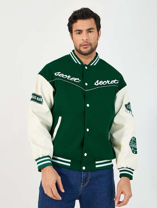 men green long sleeve verasity jacket - 21662708 - Standard Image - 0