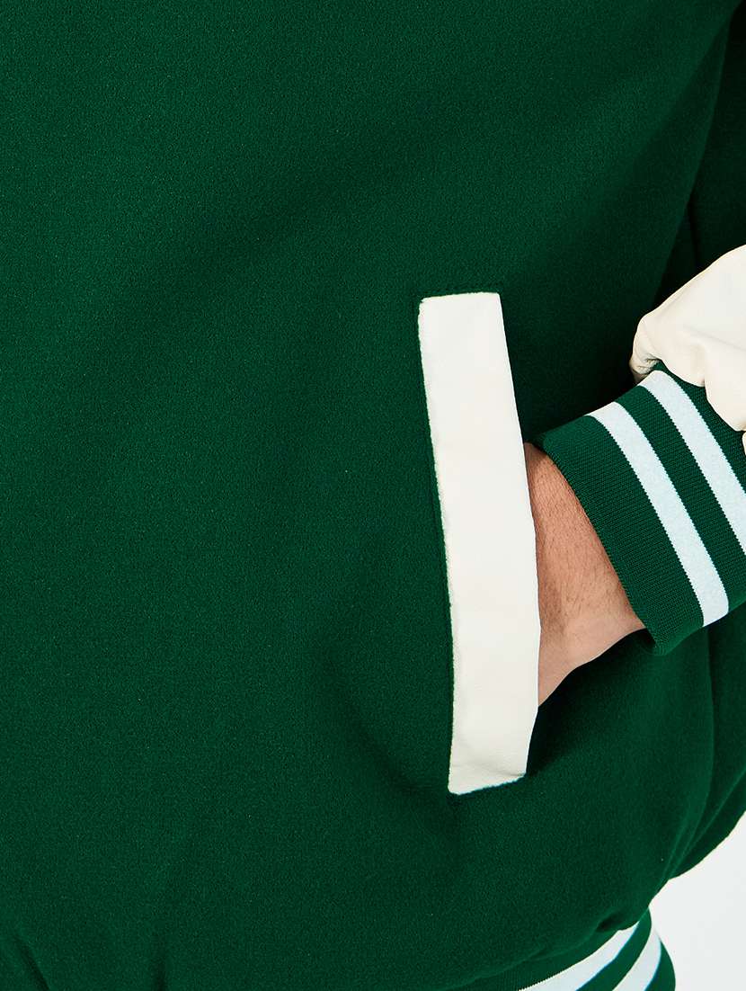 men green long sleeve verasity jacket - 21662708 - Standard Image - 4