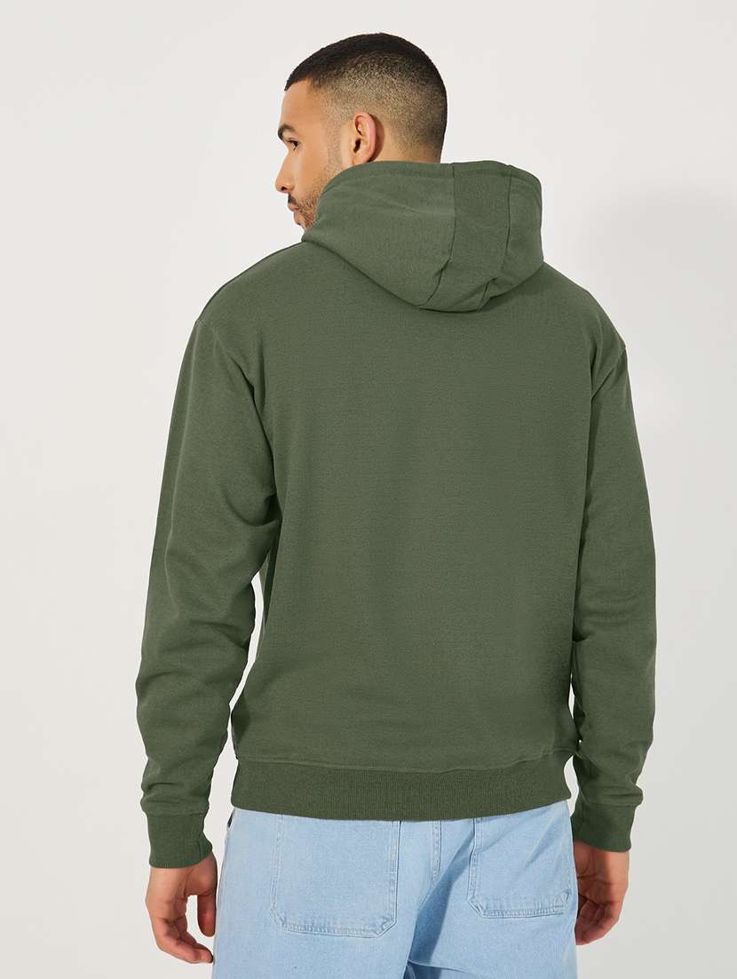 men chest print long sleeve sweatshirt - 21662743 -  Standard Image - 1