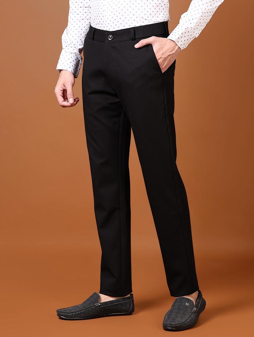 men mid rise solid chinos - 21662825 -  Standard Image - 1