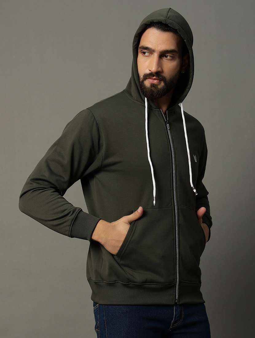 men long sleeve plain sweatshirt - 21662885 -  Standard Image - 1