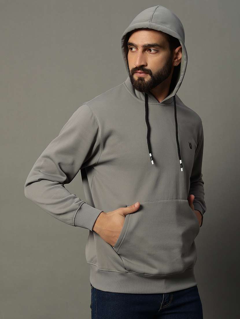 men long sleeve plain sweatshirt - 21662886 -  Standard Image - 1