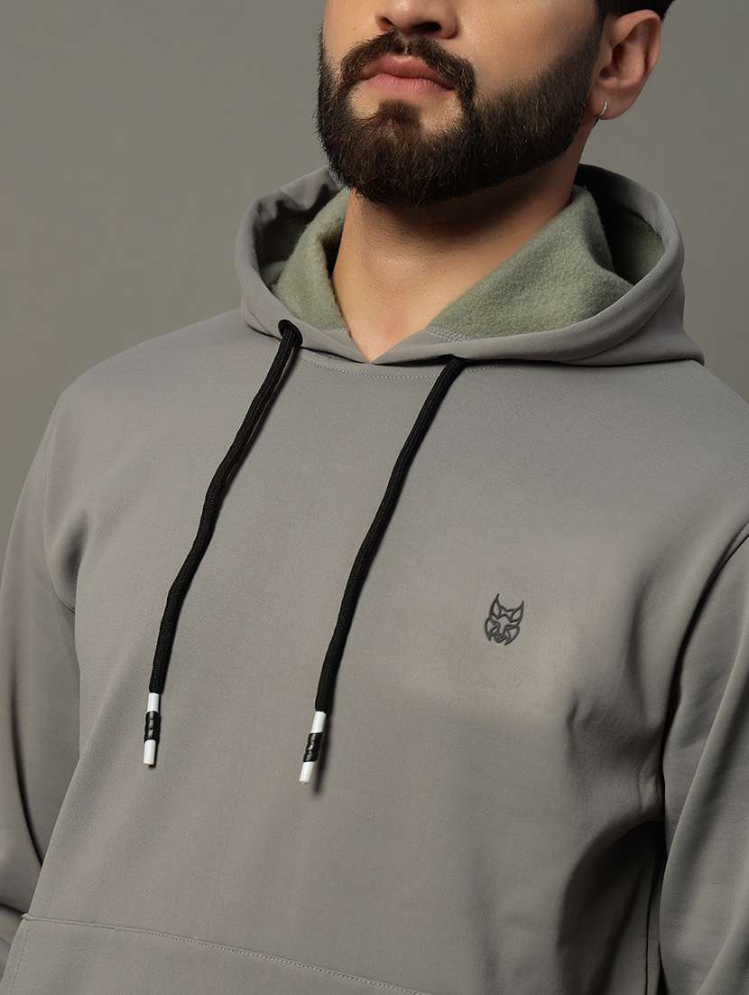 men long sleeve plain sweatshirt - 21662886 -  Standard Image - 4