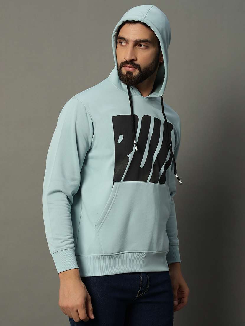men long sleeves chest print sweatshirt - 21662895 -  Standard Image - 1