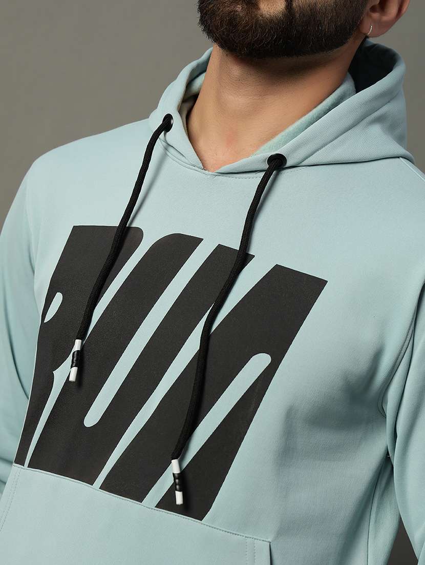 men long sleeves chest print sweatshirt - 21662895 -  Standard Image - 4