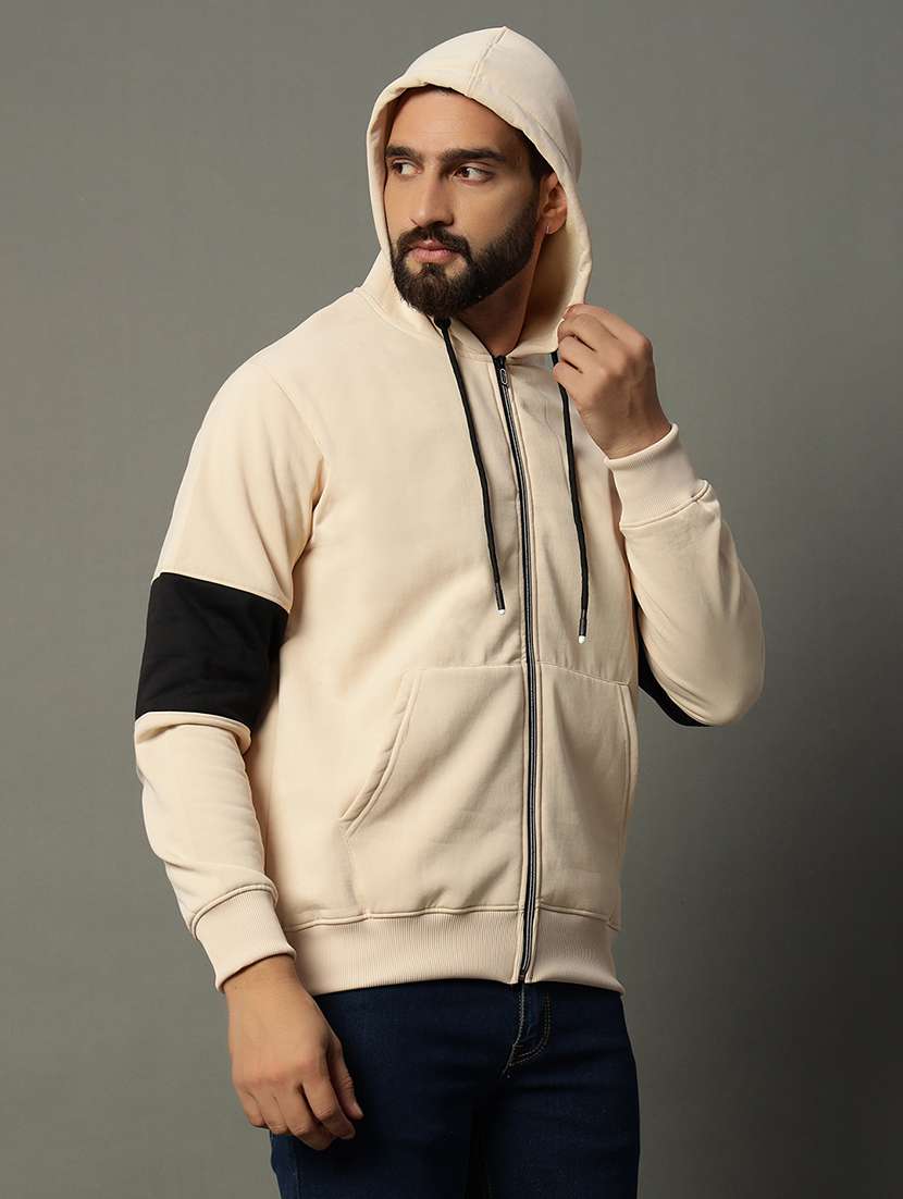 men long sleeve color block sweatshirt - 21662897 -  Standard Image - 1