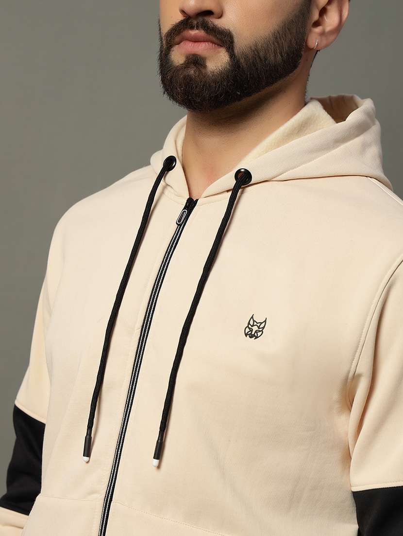 men long sleeve color block sweatshirt - 21662897 -  Standard Image - 4