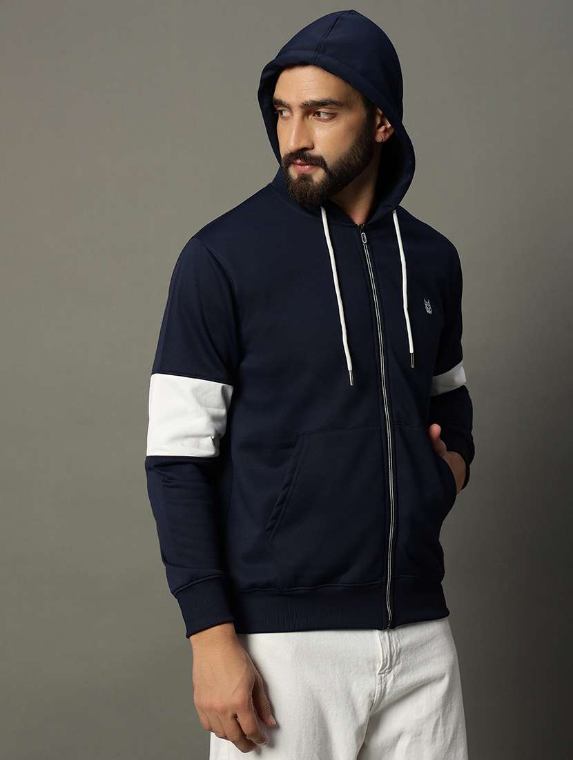 men long sleeve color block sweatshirt - 21662898 -  Standard Image - 1