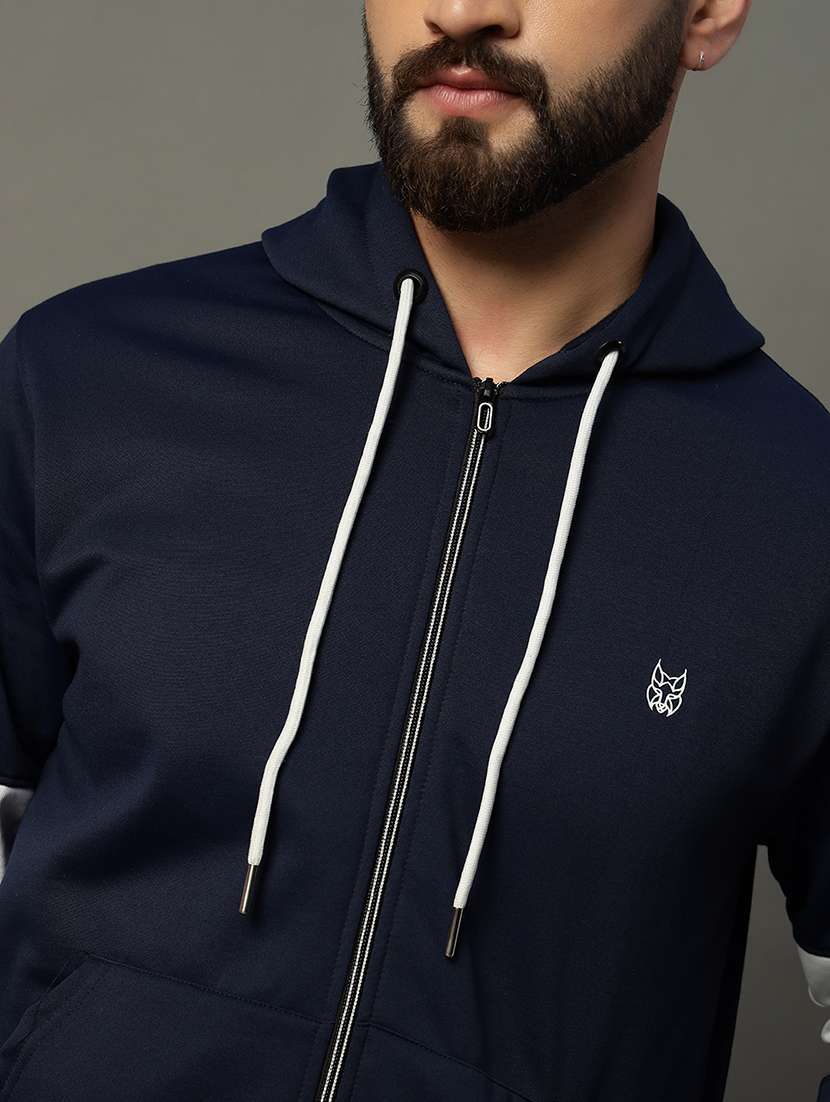 men long sleeve color block sweatshirt - 21662898 -  Standard Image - 4