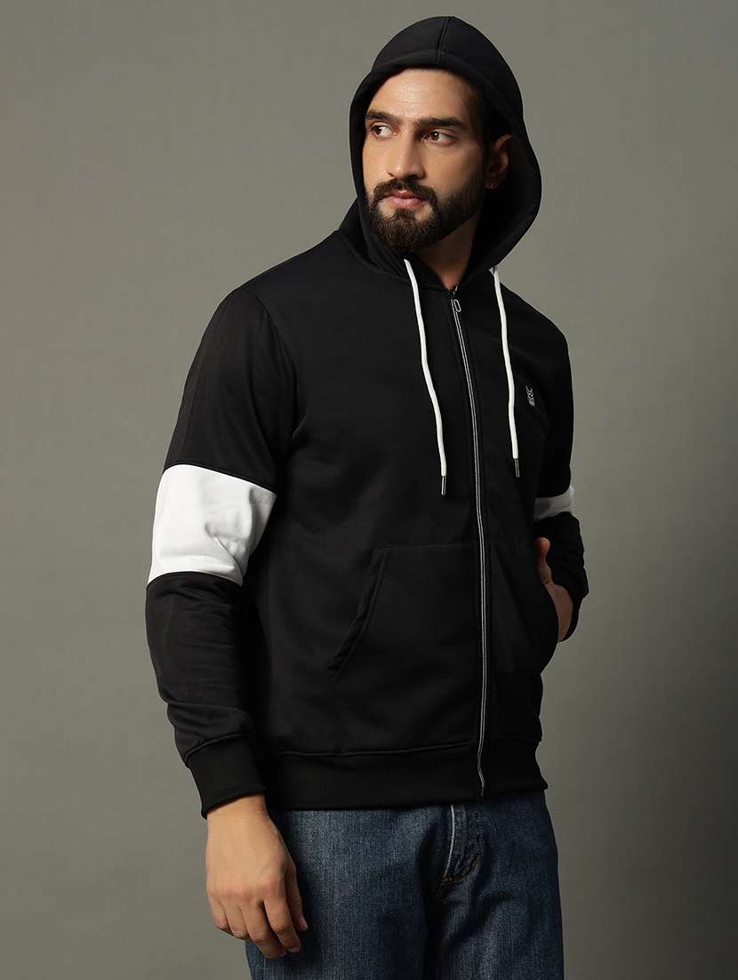 men long sleeve color block sweatshirt - 21662899 -  Standard Image - 1