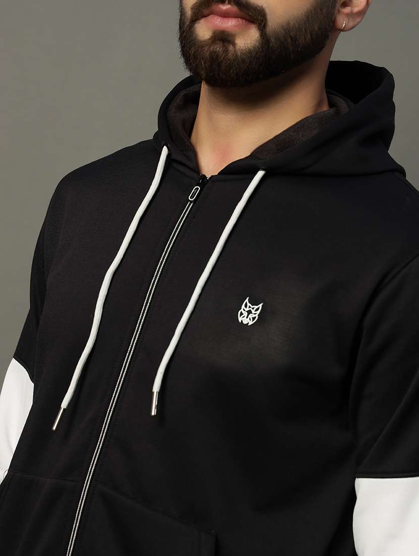 men long sleeve color block sweatshirt - 21662899 -  Standard Image - 4