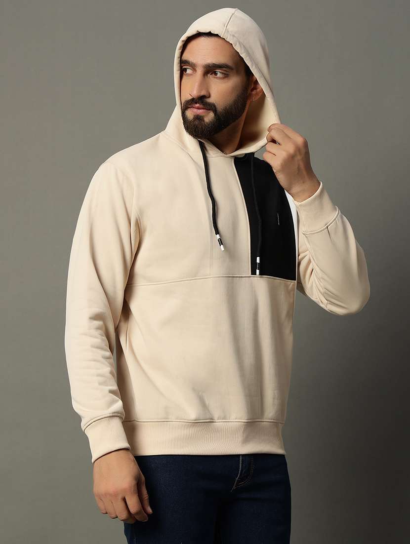 men long sleeve color block sweatshirt - 21662900 -  Standard Image - 1