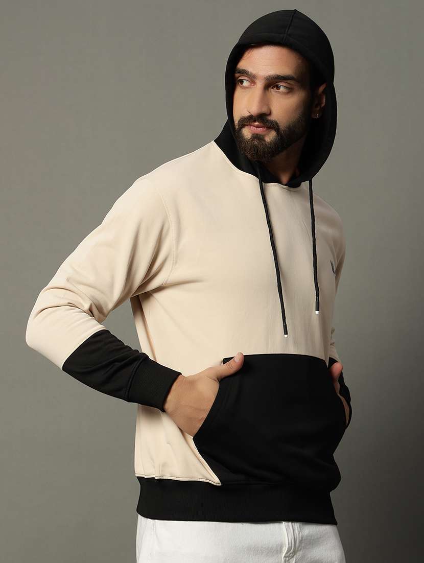 men long sleeve color block sweatshirt - 21662906 -  Standard Image - 1