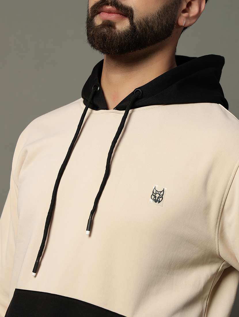 men long sleeve color block sweatshirt - 21662906 -  Standard Image - 4