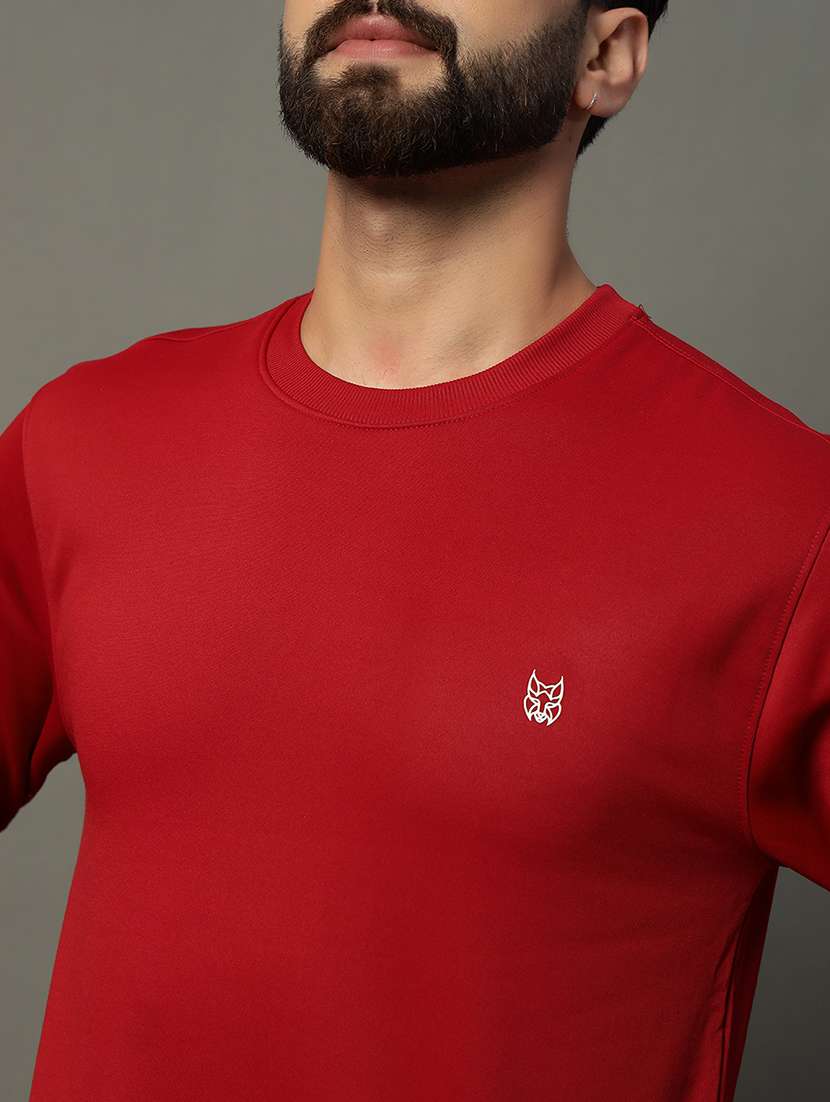 men long sleeve plain sweatshirt - 21662911 -  Standard Image - 4