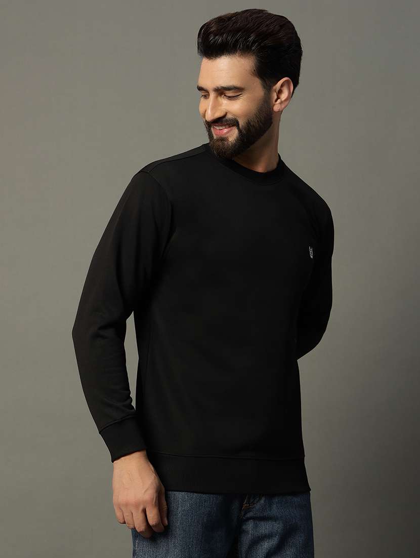 men long sleeve plain sweatshirt - 21662913 -  Standard Image - 1