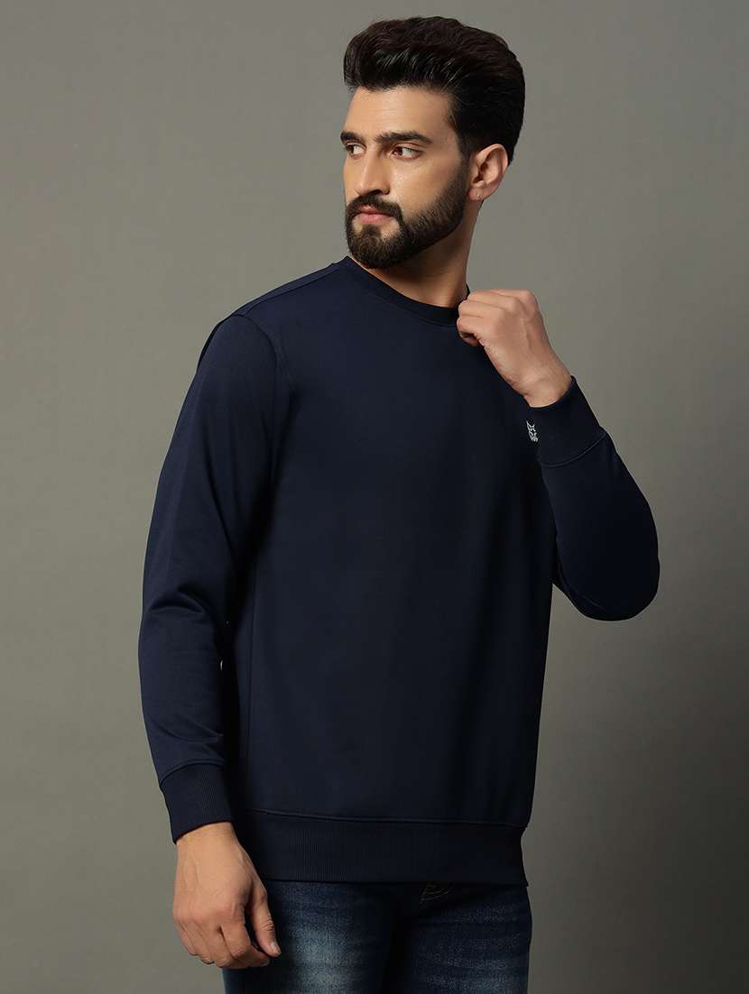 men long sleeve plain sweatshirt - 21662914 -  Standard Image - 1