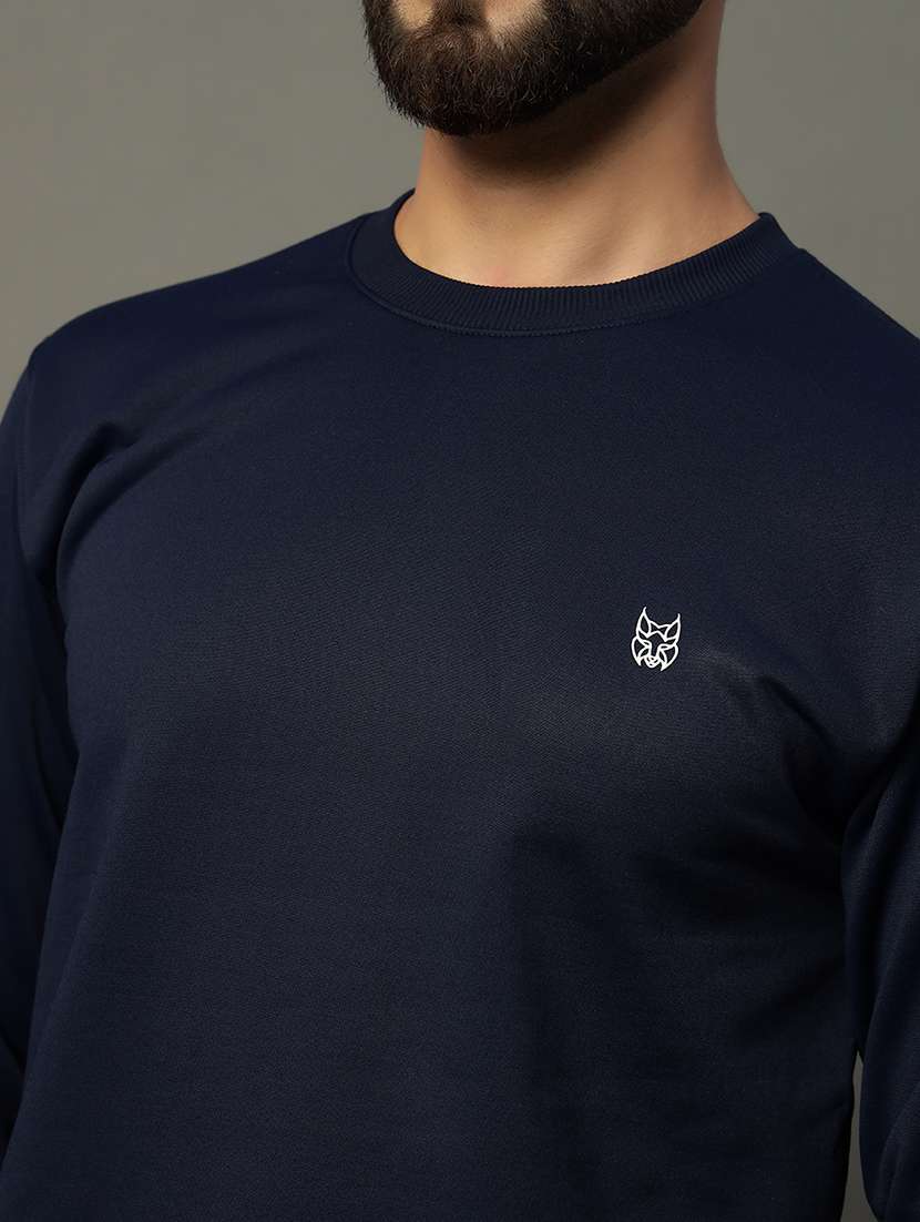 men long sleeve plain sweatshirt - 21662914 -  Standard Image - 4