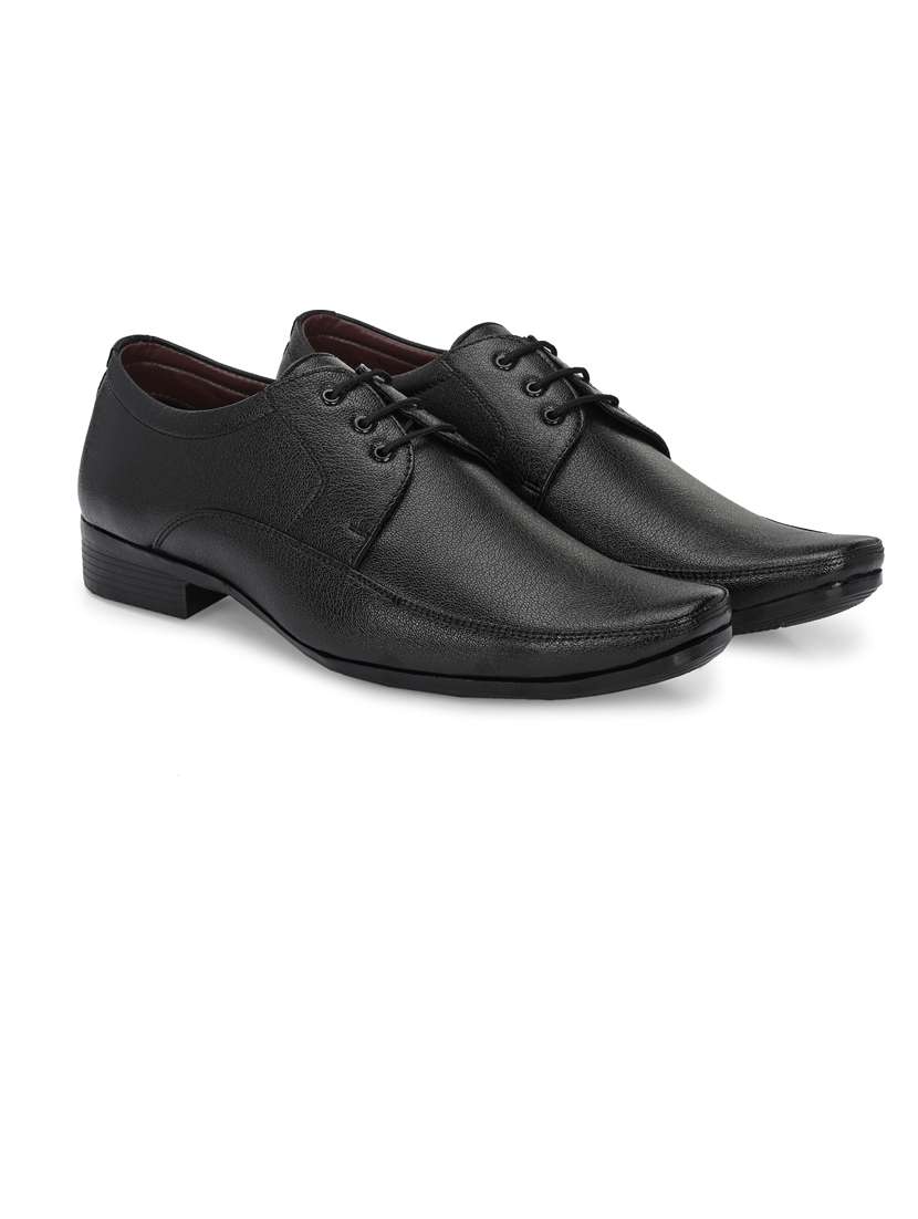 men black lace up derby formal shoes - 21662987 -  Standard Image - 1