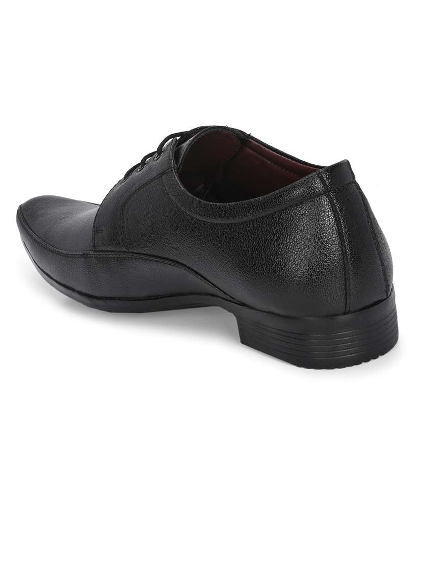 men black lace up derby formal shoes - 21662987 -  Standard Image - 4