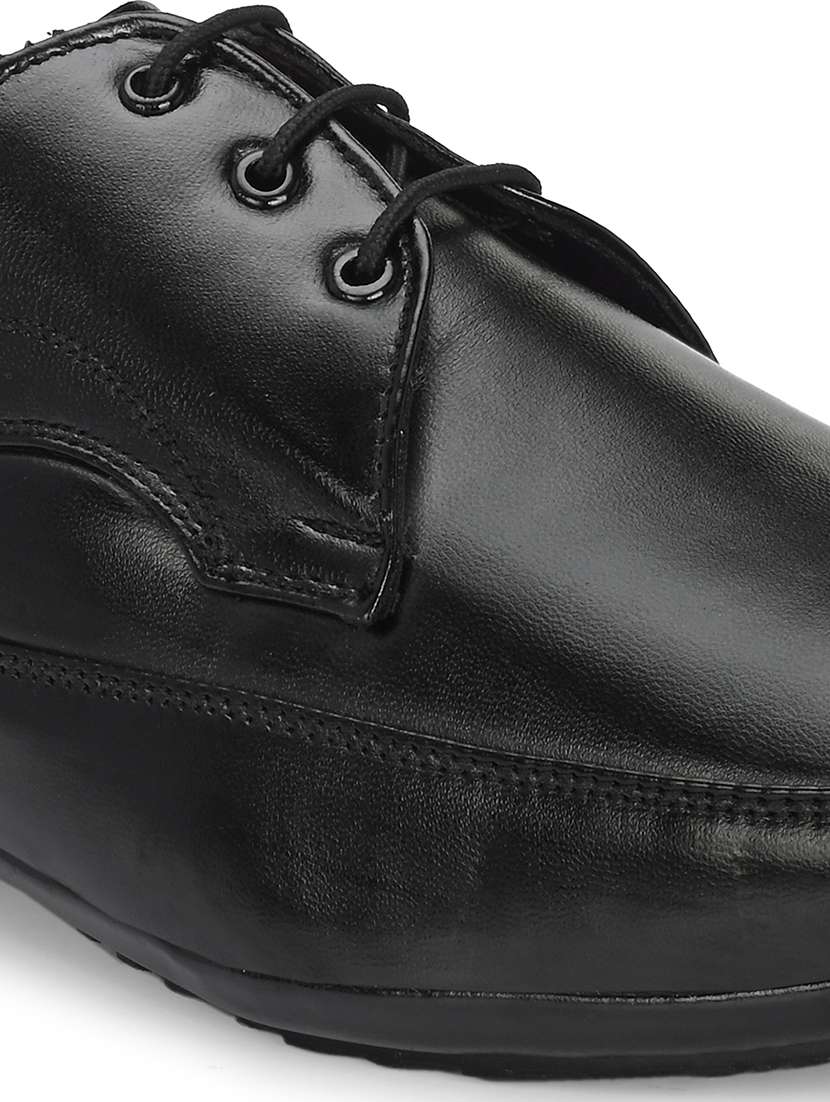 men black lace-up derby - 21662989 -  Standard Image - 4