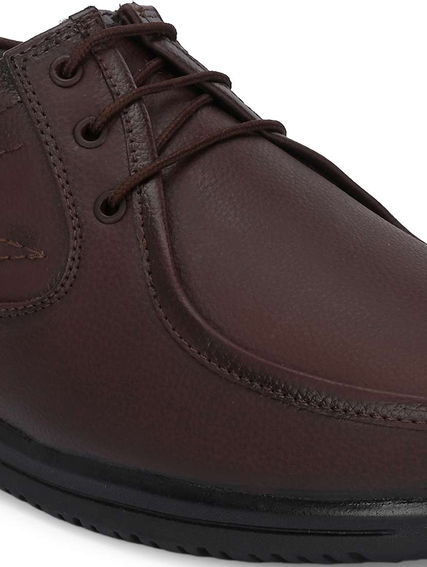 men brown lace-up derby - 21662992 -  Standard Image - 4