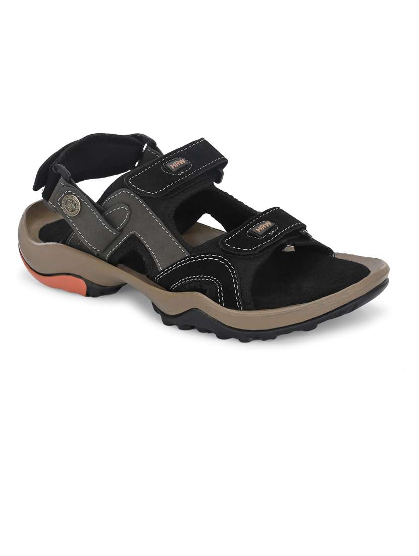 men black slip on floater - 21663009 -  Standard Image - 1