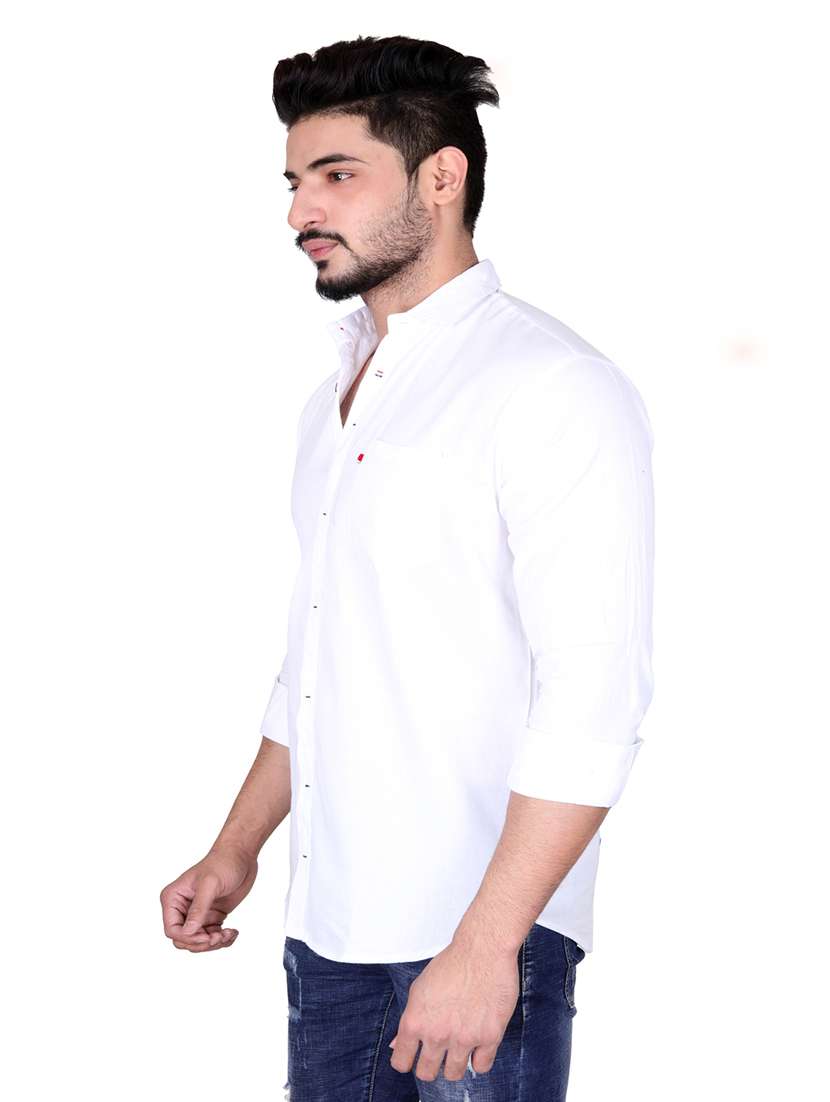 men solid long sleeve casual shirt - 21663646 -  Standard Image - 1